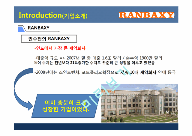 Daiichi Sankyos Acquisition of Ranbaxy   (5 )